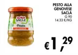 èccoMI Pesto alla genovese Saclà offerta