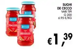 èccoMI Sughi De Cecco offerta