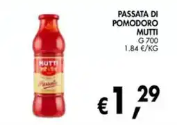 èccoMI Passata di pomodoro Mutti offerta