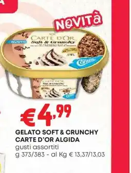 Pam Gelato Soft & Crunchy Carte D'Or Algida offerta