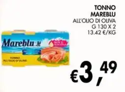 èccoMI Tonno Mareblu all'olio d'oliva offerta