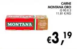 èccoMI CARNE MONTANA ORO offerta
