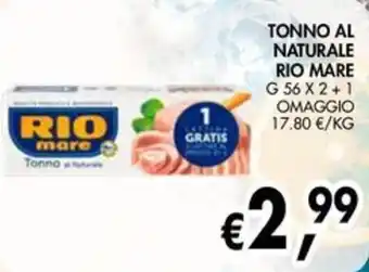 èccoMI Tonno al Naturale Rio Mare offerta