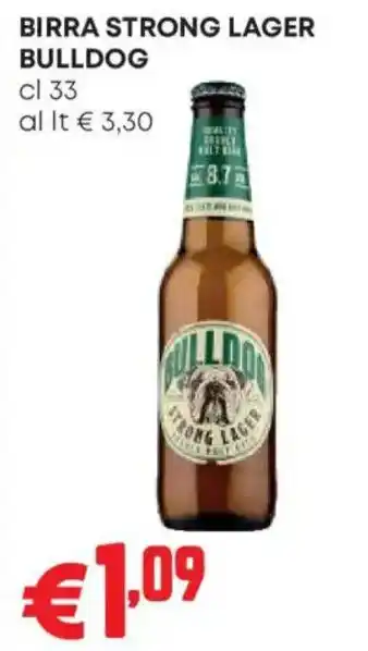 Pam Birra Strong Lager Bulldog offerta