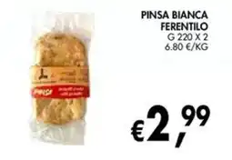 èccoMI Pinsa Bianca Ferentilo offerta
