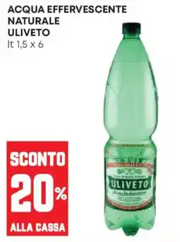 Pam Acqua effervescente naturale Uliveto offerta