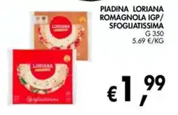 èccoMI Piadina Loriana Romagnola IGP/Sfogliatissima offerta