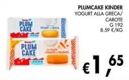 èccoMI PLUMCAKE KINDER offerta