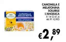 èccoMI Camomilla Dolce Notte Melatonina L'Angelica offerta
