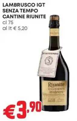Pam Lambrusco IGT Senza Tempo Cantine Riunite offerta
