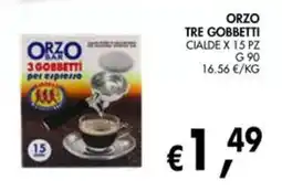 èccoMI ORZO BAR 3 GOBBETTI offerta