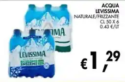 èccoMI Acqua Levissima offerta