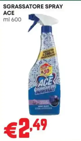 Pam Sgrassatore Spray Ace offerta