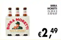 èccoMI Birra Moretti offerta