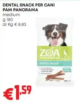 Pam DENTAL SNACK PER CANI PAM PANORAMA offerta