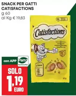 Pam Snack per gatti Catisfactions offerta