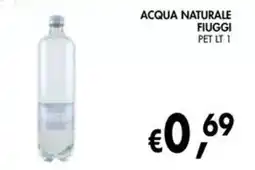 èccoMI Acqua Naturale Fiuggi offerta