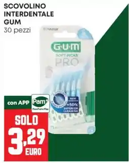 Pam Scovolino interdentale GUM offerta