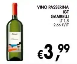 èccoMI Vino Passerina IGT Gambelli offerta