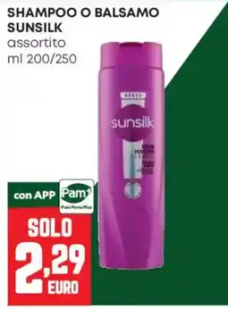 Pam Shampoo o balsamo Sunsilk offerta