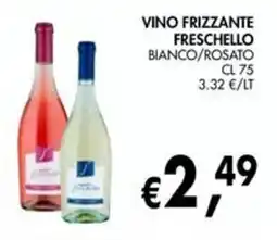 èccoMI Vino frizzante freschello bianco/rosato offerta