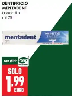Pam DENTIFRICIO MENTADENT offerta