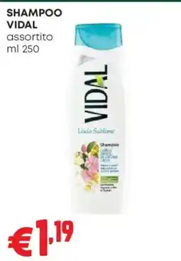 Pam Shampoo Vidal offerta
