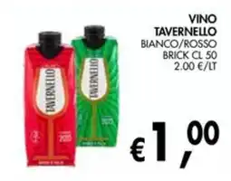 èccoMI Vino Tavernello offerta