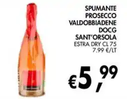 èccoMI Spumante Prosecco Valdobbiadene DOCG Sant'Orsola offerta