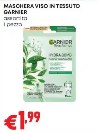 Pam Maschera viso in tessuto Garnier offerta