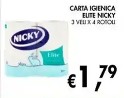 èccoMI Carta igienica Elite Nicky offerta