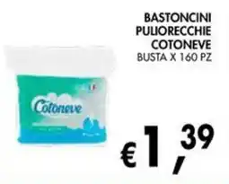 èccoMI Bastoncini puliorecchie Cotoneve offerta