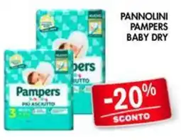 èccoMI Pannolini Pampers Baby Dry offerta