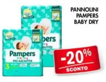èccoMI Pannolini Pampers Baby Dry offerta