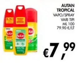 èccoMI AUTAN TROPICAL VAPO/SPRAY offerta