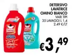 èccoMI Detersivo lavatrice Omino Bianco offerta
