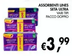 èccoMI Assorbenti Lines Seta Ultra offerta
