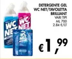 èccoMI Detergente gel WC NET/tavolletta brilliante offerta