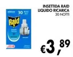 èccoMI Insettida Raid Liquido Ricarica offerta