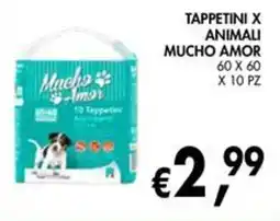 èccoMI Tappetini x animali Mucho Amor offerta