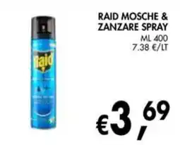 èccoMI Raid Mosche & Zanzare Spray offerta