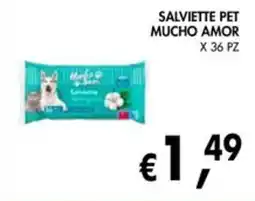 èccoMI Salviette Pet Mucho Amor offerta