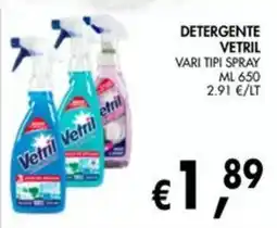 èccoMI Detergente Vetril offerta
