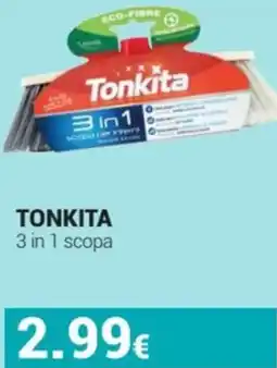 Tigotà Tonkita 3 in 1 scopa offerta