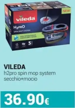Tigotà Vileda h2pro spin mop system secchio+mocio offerta