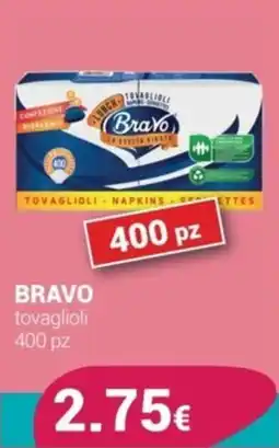 Tigotà Bravo tovaglioli offerta