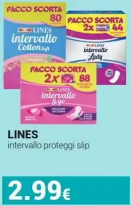 Tigotà Lines intervallo proteggi slip offerta