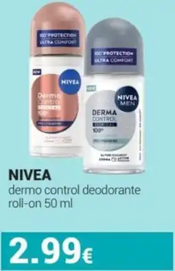Tigotà Nivea dermo control deodorante roll-on offerta