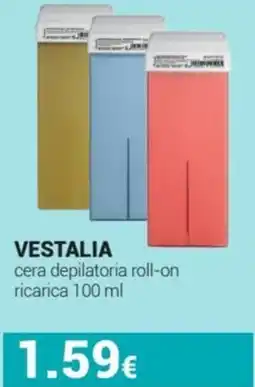 Tigotà Vestalia cera depilatoria roll-on ricarica offerta
