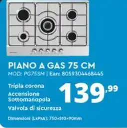 Comet Piano a gas offerta